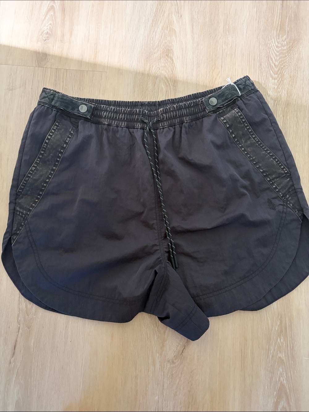 FP Movement Black Drawstring Active Shorts- L